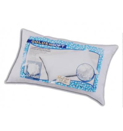 Guanciale Vip Golden de 50x80 cm rembourré coussin fibre Softylen et amovible