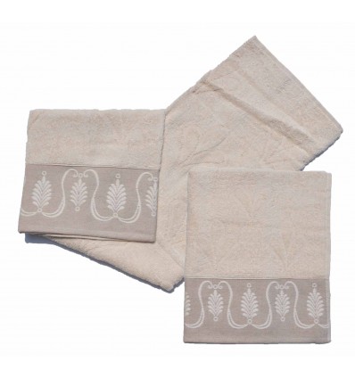 Par de Linum de algodón que Terry toallas