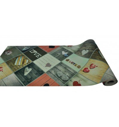 Love PRINT impression numérique de COUPE tapis de cuisine