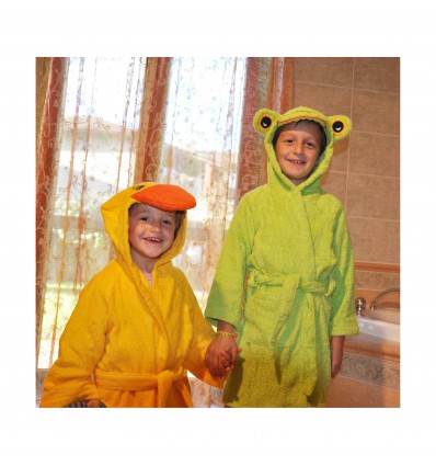 Peignoir de bain pour bébé canard