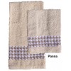 Pied de poule coppia di asciugamani