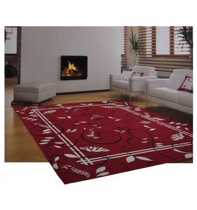 Retro' rug chenille lane placed 65x250 cm.