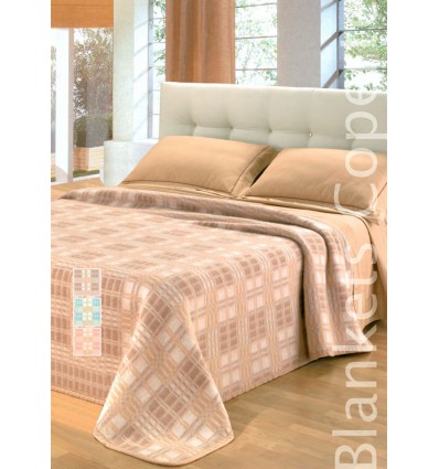 Scotland wool blend blanket and a half 180x220 1piazza cm.