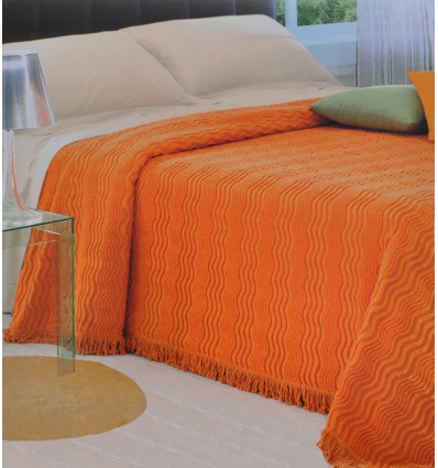 Slalom chenilla colcha sola cm 170 x 260