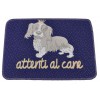 ATTENTI al CANE Teppich Matte samt 40 x 60 cm