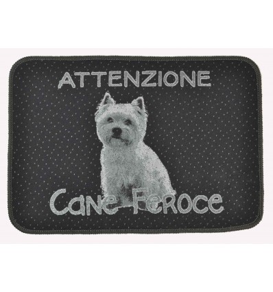 CANE FEROCE Tapis velours tapis 40 x 60 cm