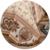 Tirolo Doppelte wolle Decke 210 x 250 cm.