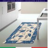Trama & Ordito FOGLIE carpet multipurpose chenille Jacquard 100 x 150 cm