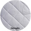 Quilted mattress cover cross 130x200 square 1.5 cm