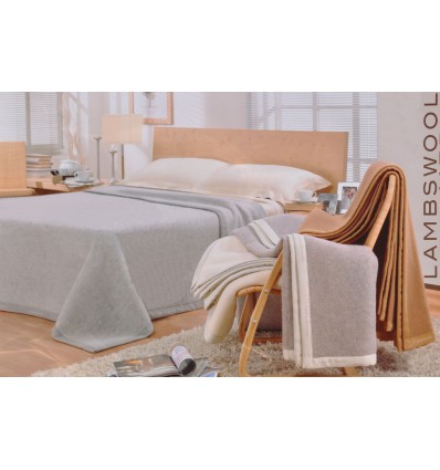 Manta de lana de cordero del Toisón de oro sola cm 150 x 210