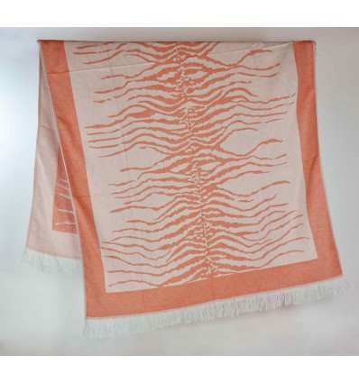 Zebrato Fouta toalla de 90 x 160 cm.