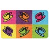 POP ART Coir doormat cm 45X75