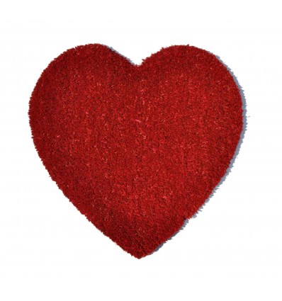 forma di Cuore Kokos Fußmatte Heart Shape cm 55 x 55