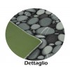 Stone ceinture large de 50 cm.
