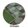 River stones POINT 50 cm wide kitchen rug.