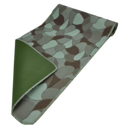 Tapis cuisine large de rivière pierres POINT 50 cm.