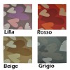 Cuori Liscio alfombra de cocina ancho 50 cm.