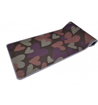 Cuori Liscio tapis de cuisine largeur 50 cm.