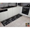 Lettere Liscio 50 cm wide kitchen rug.