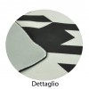 Pied de poule POINT 50 cm wide kitchen rug.