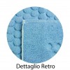 Bollicine Bubbles bathroom rug measures