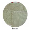 Flora bathroom rug resinated various sizes