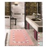 Flora bathroom rug resinated various sizes